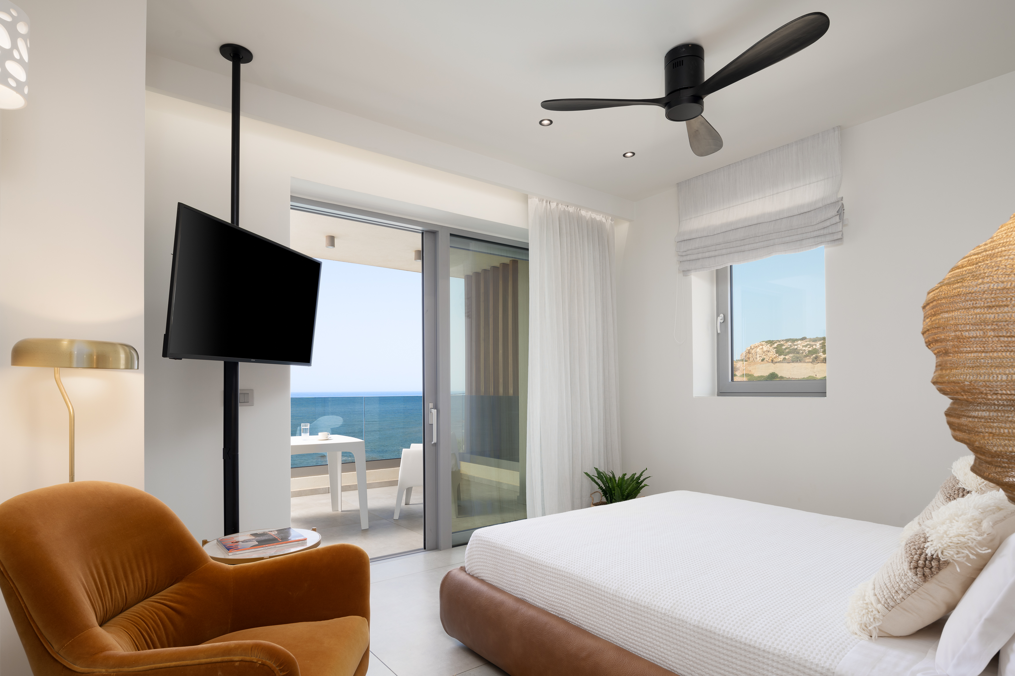 First Floor bedroom with amazing sea views.