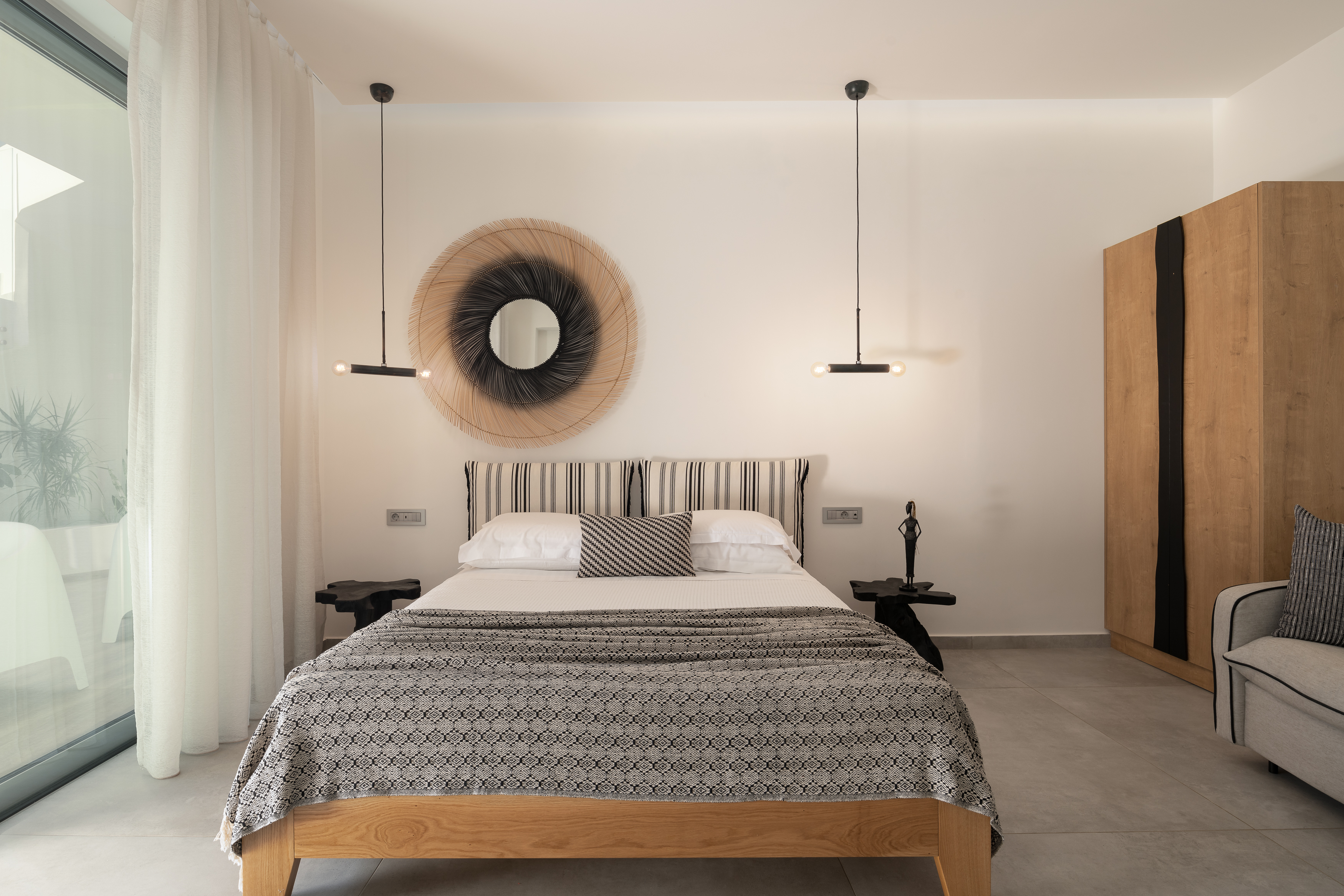 Lower Floor bedroom. Ethereal elegance.